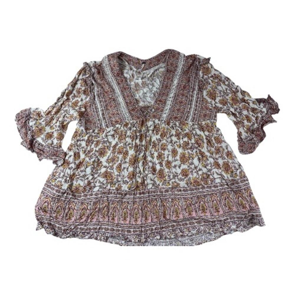 Free People Moonlight Dance Boho Tunic Oversized Size M